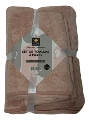 Toallas absorbentes - Set x 3 - GOLDSUN